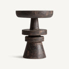 Mesa auxiliar de madera de suar Sousse grande
