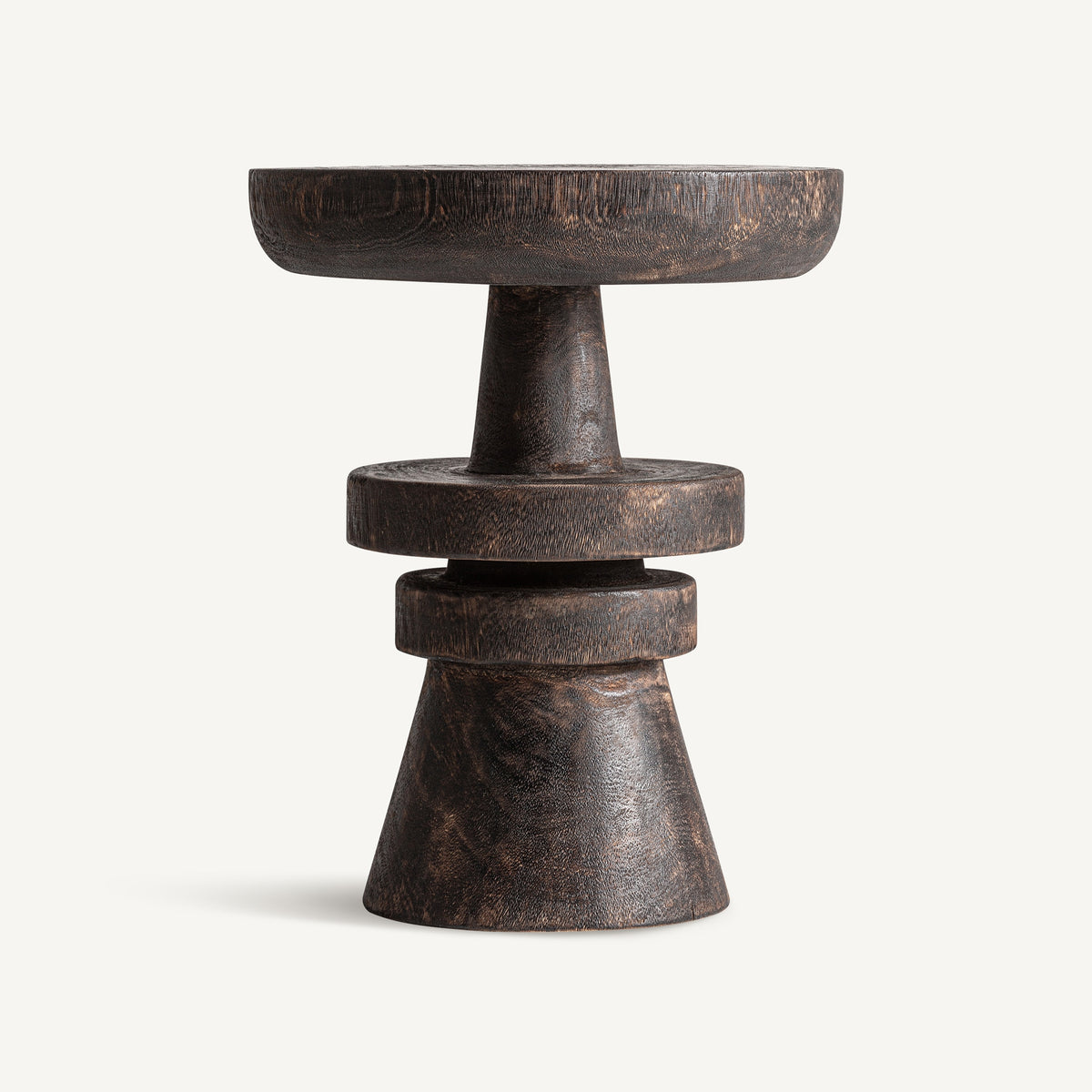 Mesa auxiliar de madera de suar Sousse grande