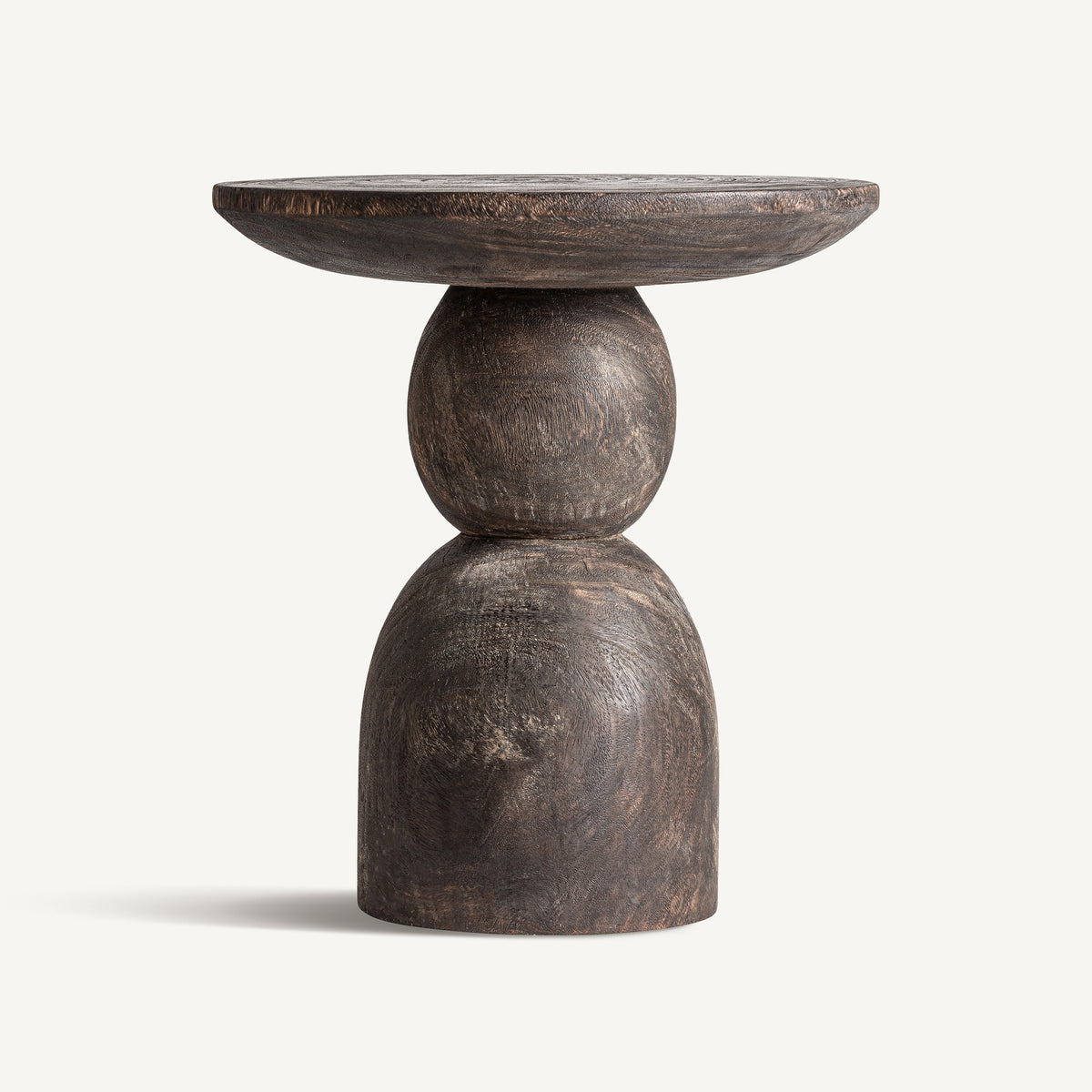 Mesa auxiliar de madera de suar Tabarka