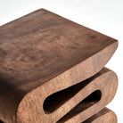 Mesa auxiliar de madera de suar Taghazout