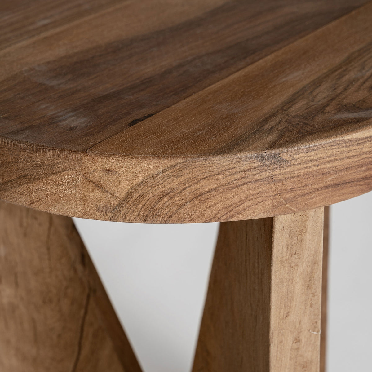Mesa auxiliar de madera recuperada Acanto