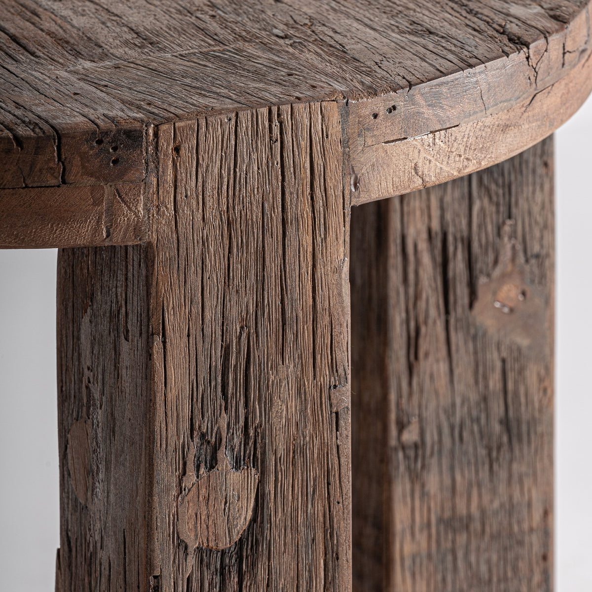 Mesa auxiliar de madera recuperada Quejigo