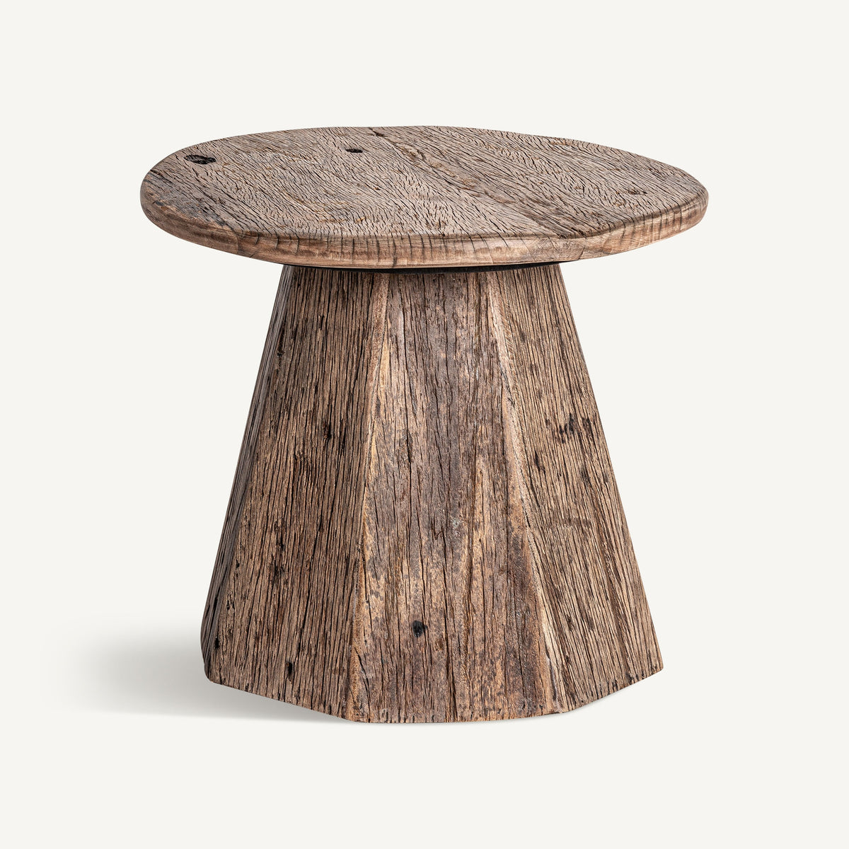 Mesa auxiliar de madera recuperada Trevélez