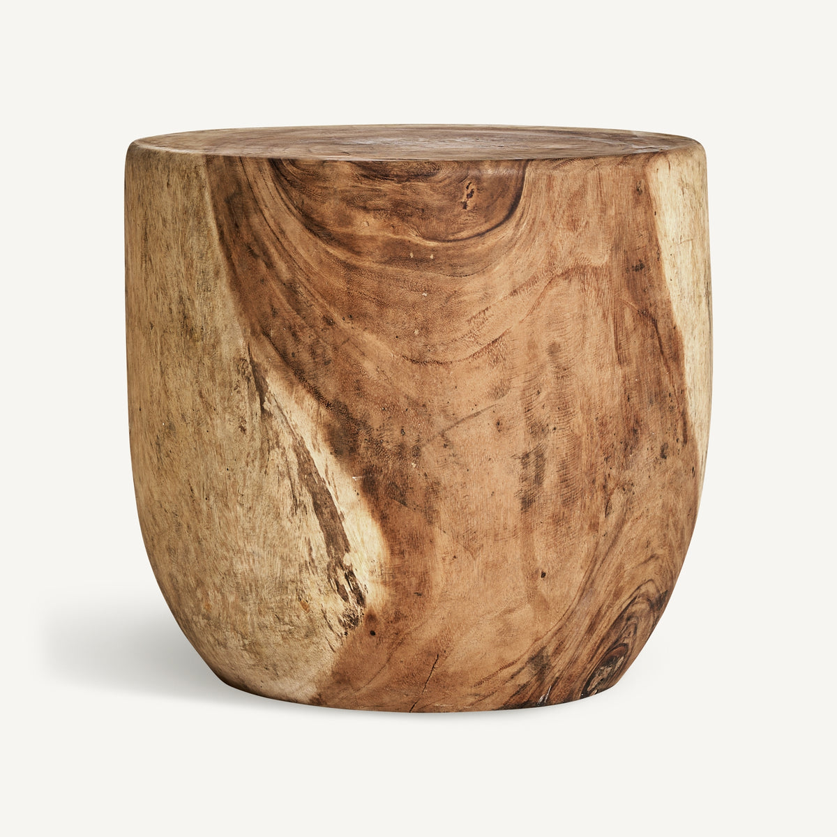 Mesa auxiliar de madera tropical Azufaifo
