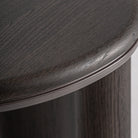 Mesa auxiliar de madera y hierro Naranjo