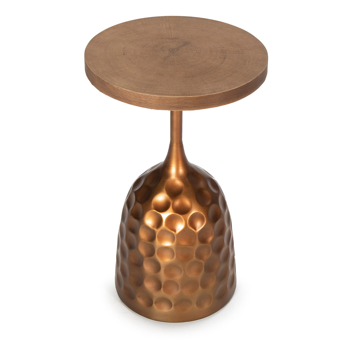 Mesa auxiliar de madera y metal Brač