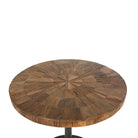 Mesa auxiliar de madera y metal Cres