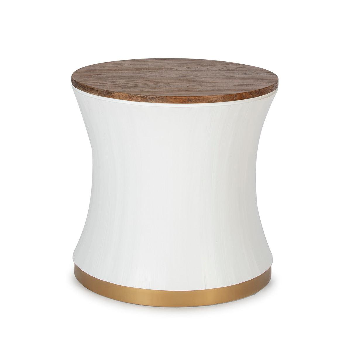 Mesa auxiliar de madera y metal Motovun