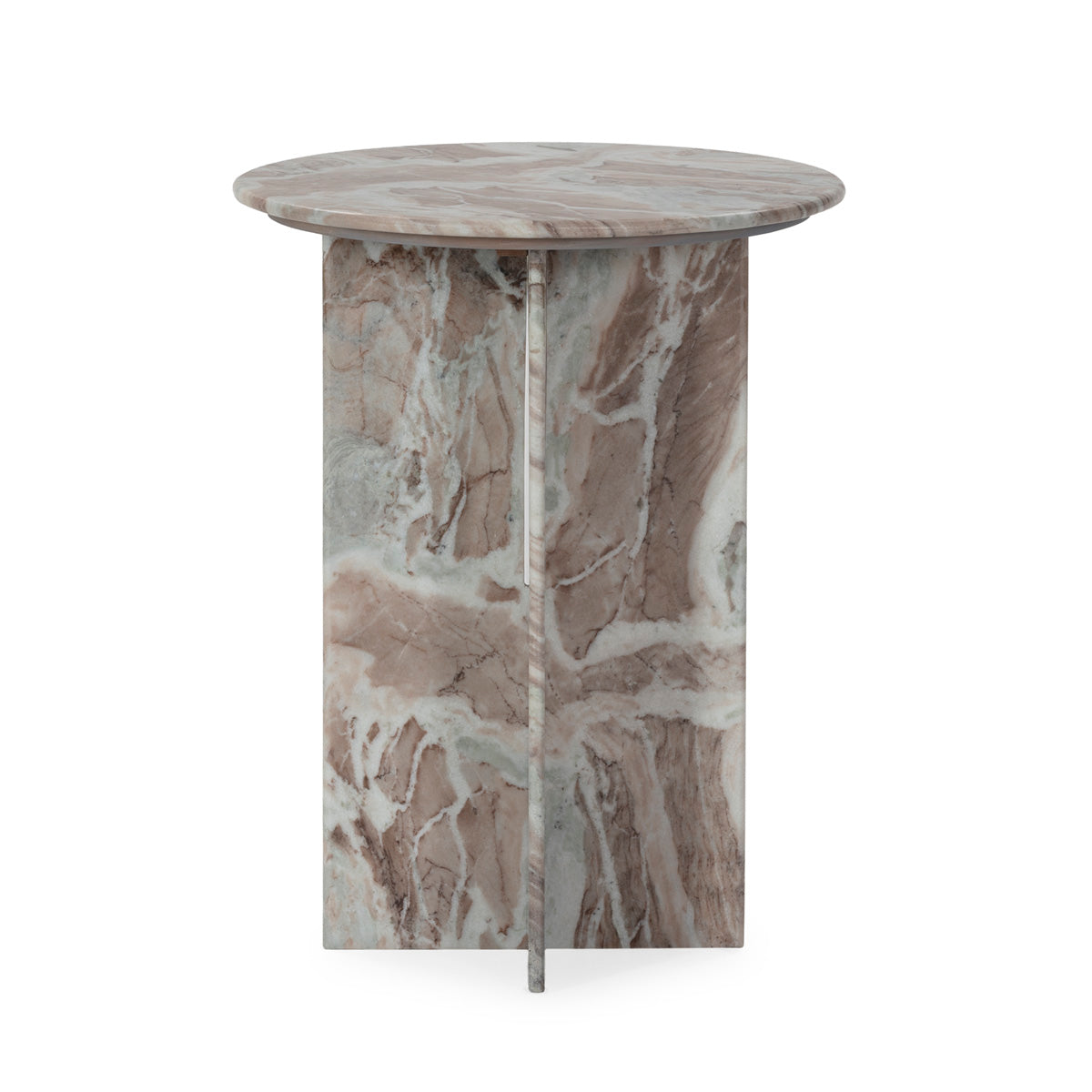 Mesa auxiliar de mármol Bacoli