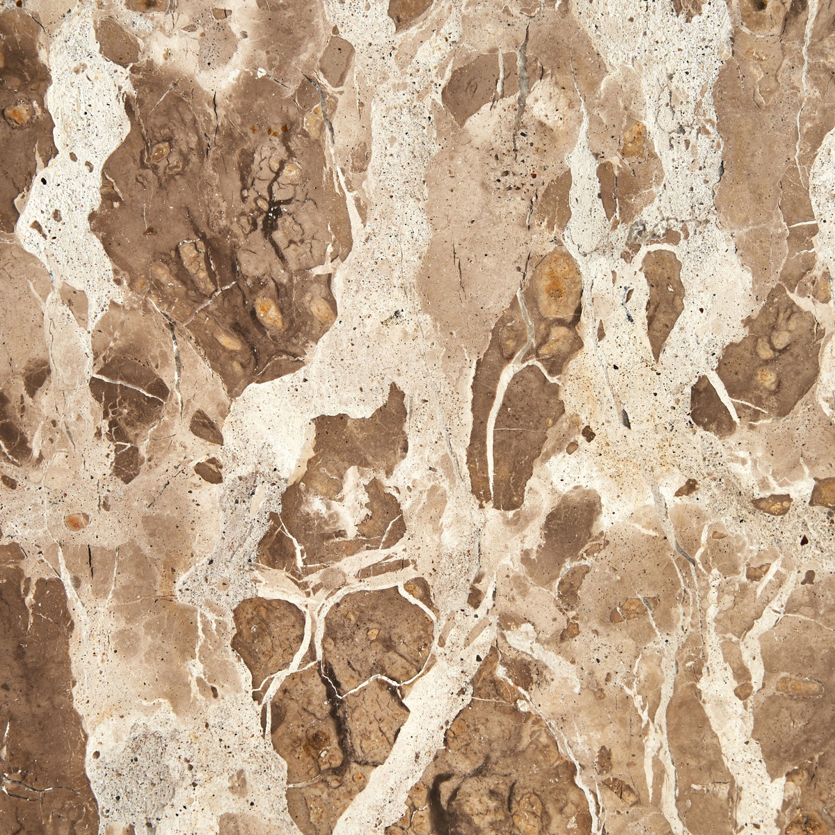 Mesa auxiliar de mármol beige Salvia alta