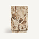 Mesa auxiliar de mármol beige Salvia baja