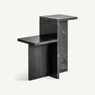 Mesa auxiliar de mármol negro Narciso grande