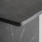 Mesa auxiliar de mármol negro Narciso pequeña