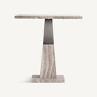 Mesa auxiliar de mármol y hierro Monastir