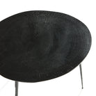 Mesa auxiliar de metal y efecto madera Chieti