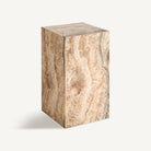 Mesa auxiliar de ónix beige Kelibia