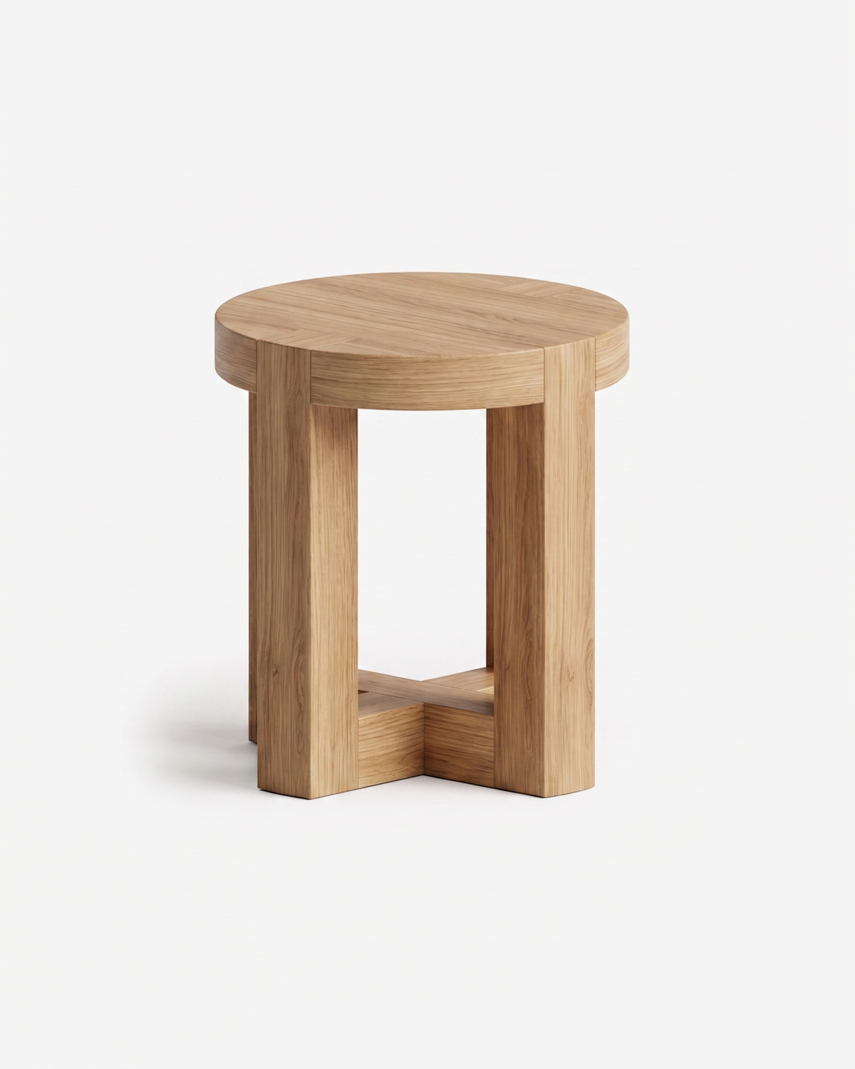 Mesa auxiliar de roble Serai