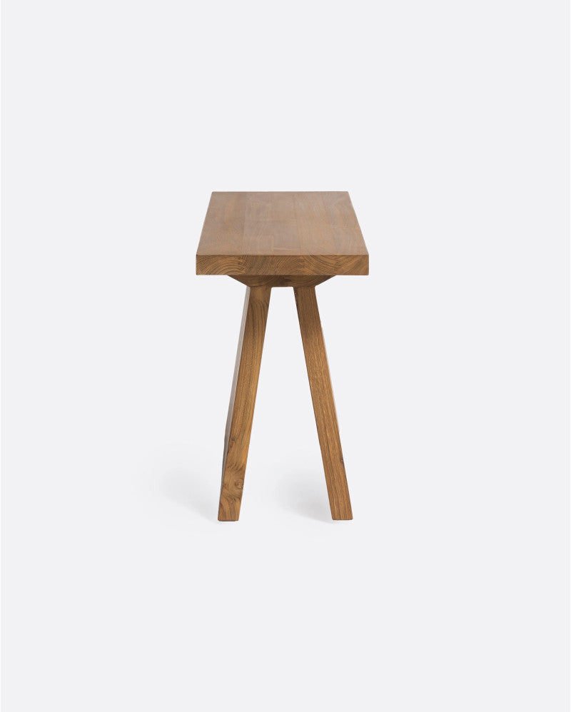 Mesa auxiliar de teca reciclada Batu