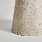 Mesa auxiliar de travertino crema Alhucemas