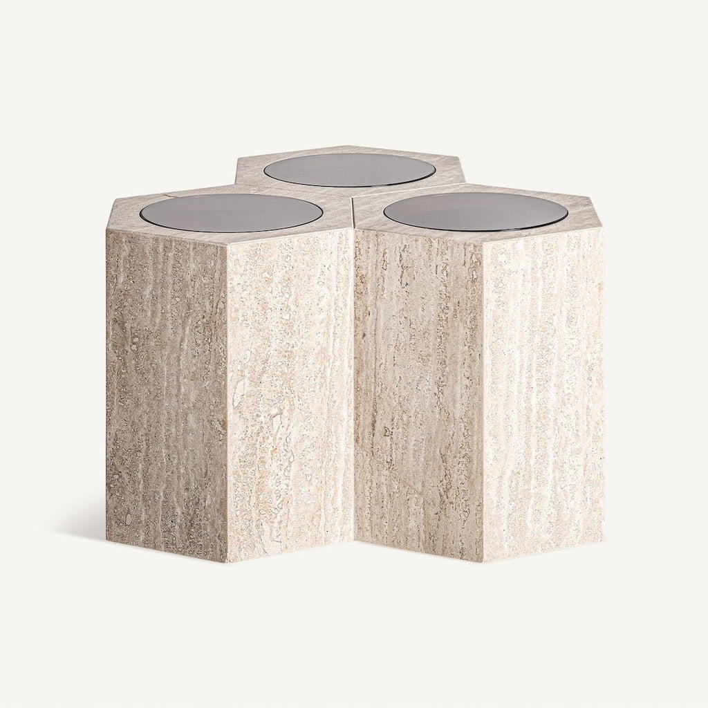 Mesa Auxiliar Haena - #pino_y_jacaranda#