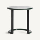 Mesa auxiliar lacada en verde Hiedra