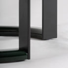 Mesa auxiliar lacada en verde Hiedra