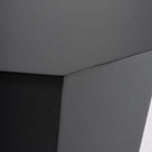 Mesa auxiliar negra de madera DM Ruda