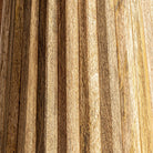 Mesa auxiliar redonda de mango Limonero natural