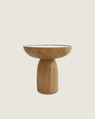 Mesa Auxiliar Ria Roble y Travertino