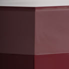 Mesa auxiliar roja de madera DM Mejorana