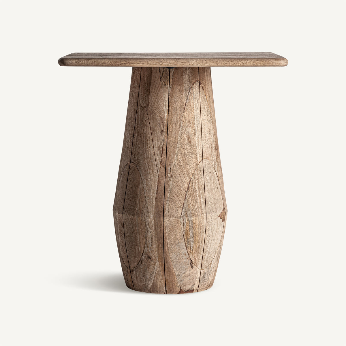 Mesa bistró de madera de mango Mojácar 70 x 70 cm