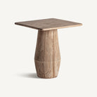 Mesa bistró de madera de mango Mojácar 70 x 70 cm