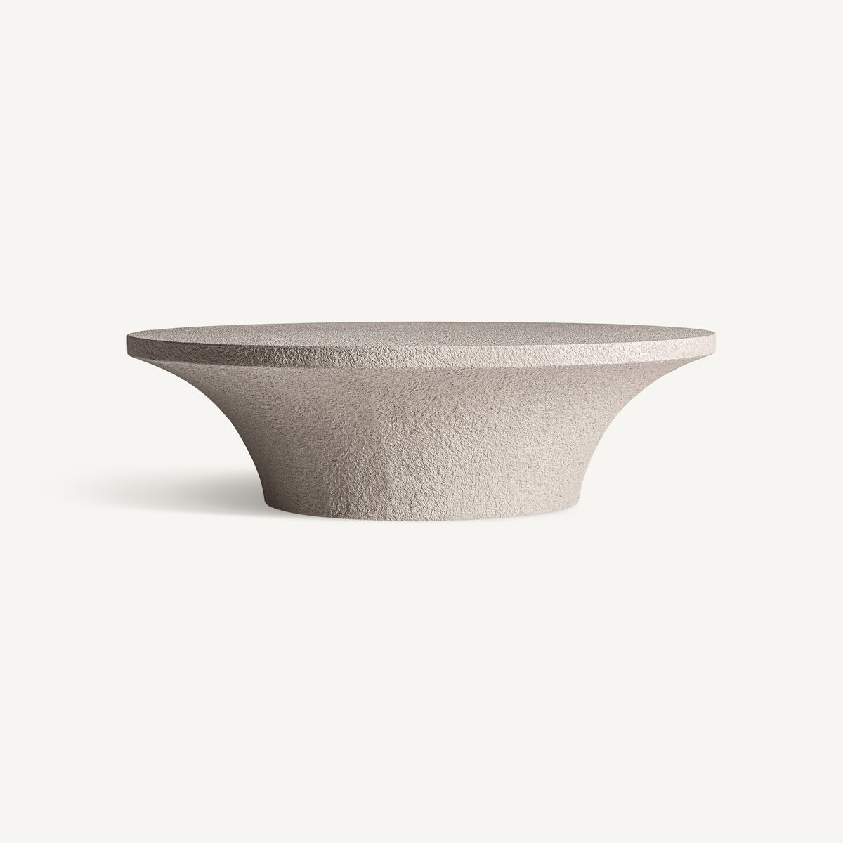 Mesa de centro de cemento beige Pantelleria