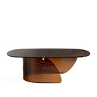 Mesa de centro de cristal templado Qualiano