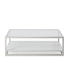 Mesa de centro de cristal y madera Poggioreale