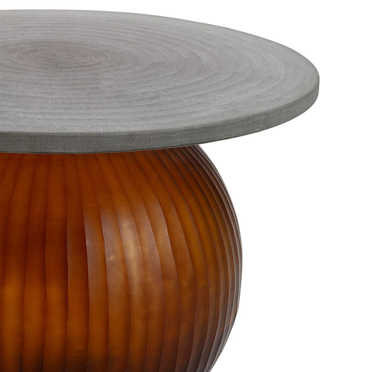 Mesa de centro de cristal y metal Imperia