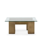 Mesa de centro de cristal y metal Picassent