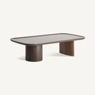 Mesa de centro de madera chocolate Oualidia