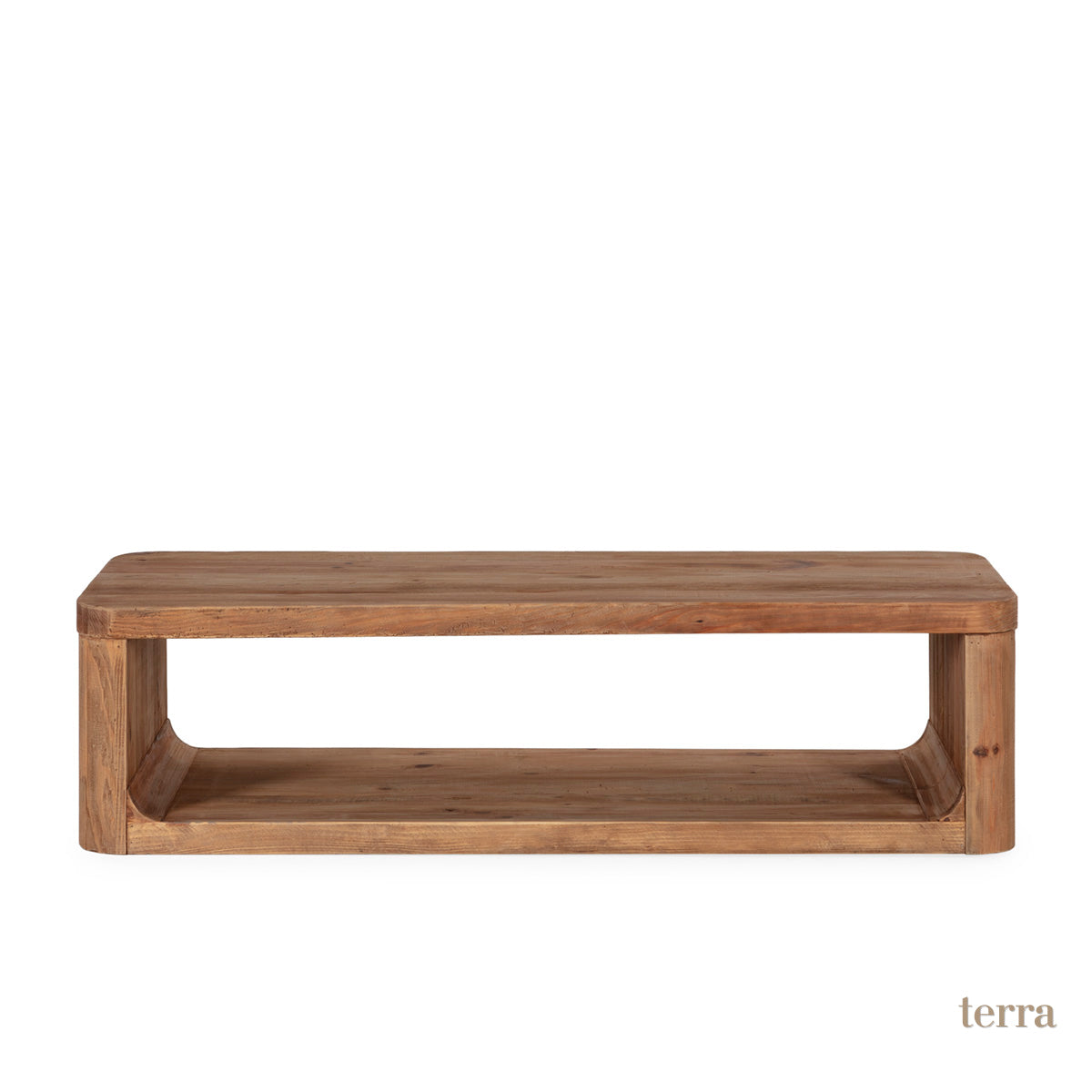 Mesa de centro de madera de pino recuperado Benicàssim