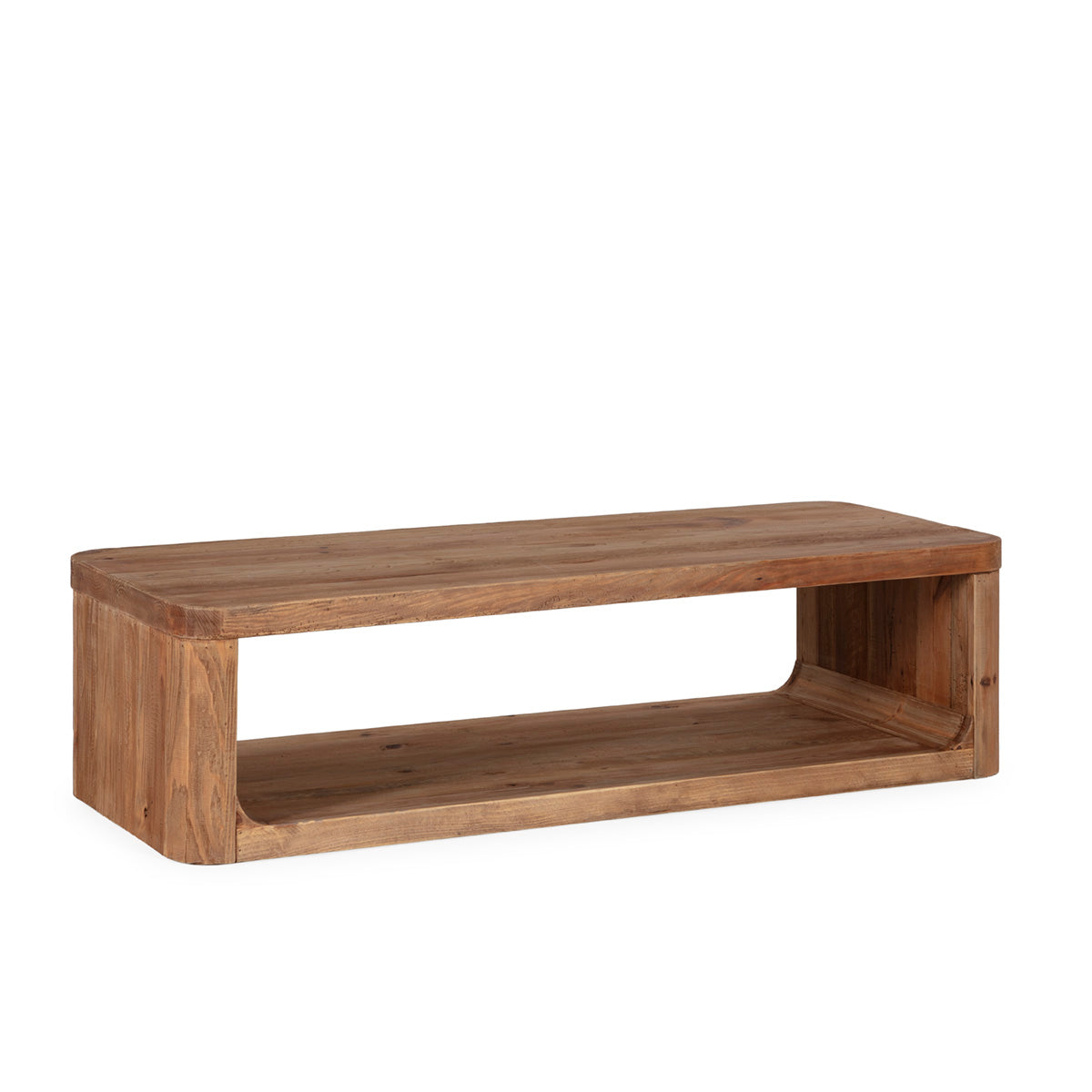 Mesa de centro de madera de pino recuperado Benicàssim