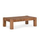 Mesa de centro de madera de pino recuperado Trikala