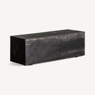 Mesa de centro de madera de suar negra Midoun 120 cm