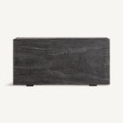 Mesa de centro de madera de suar negra Midoun 80 cm