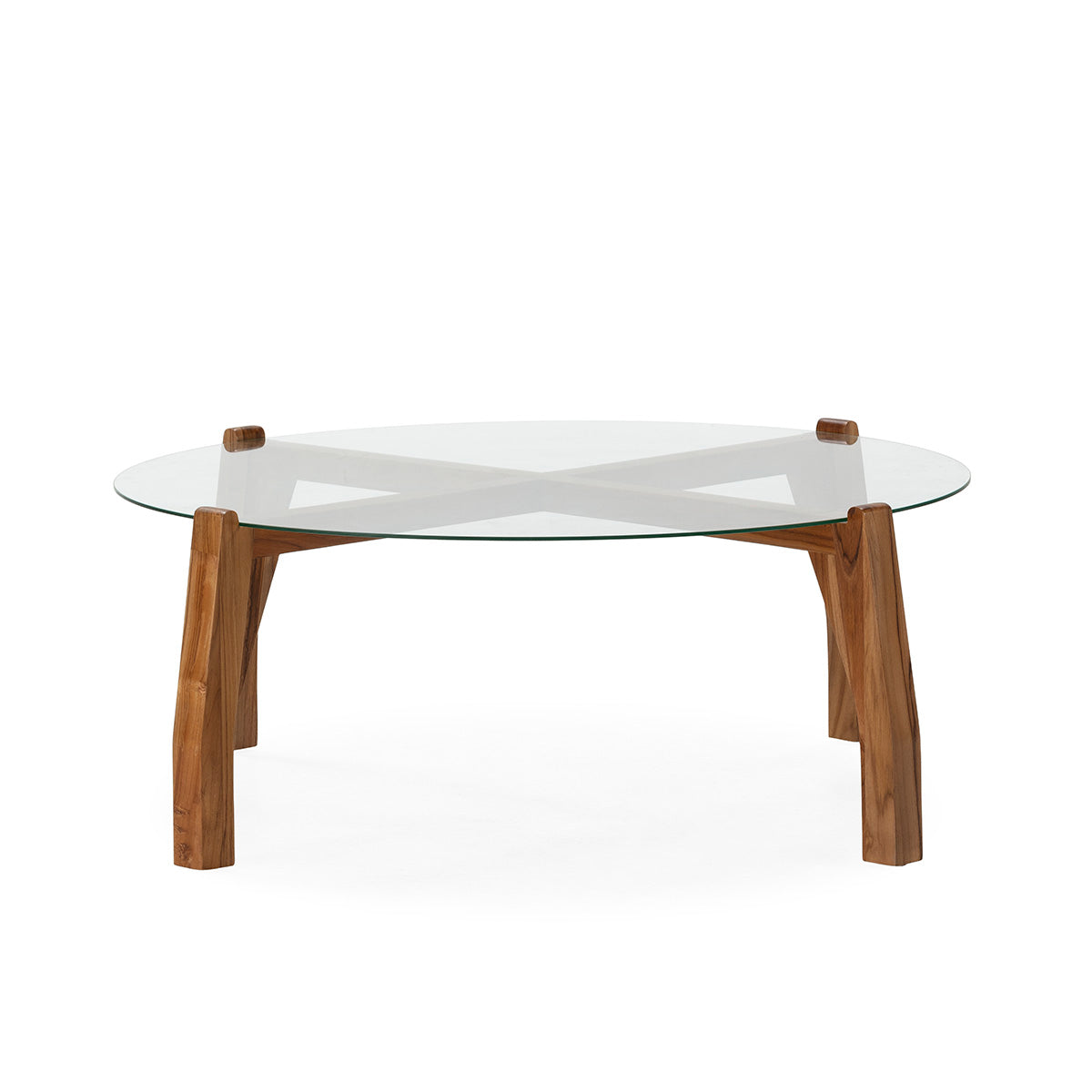 Mesa de centro de madera de teca Ovar