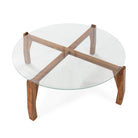 Mesa de centro de madera de teca Ovar
