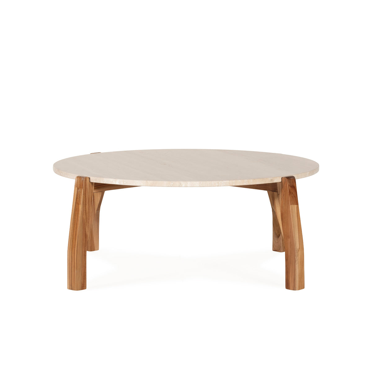 Mesa de centro de madera de teca Ovar