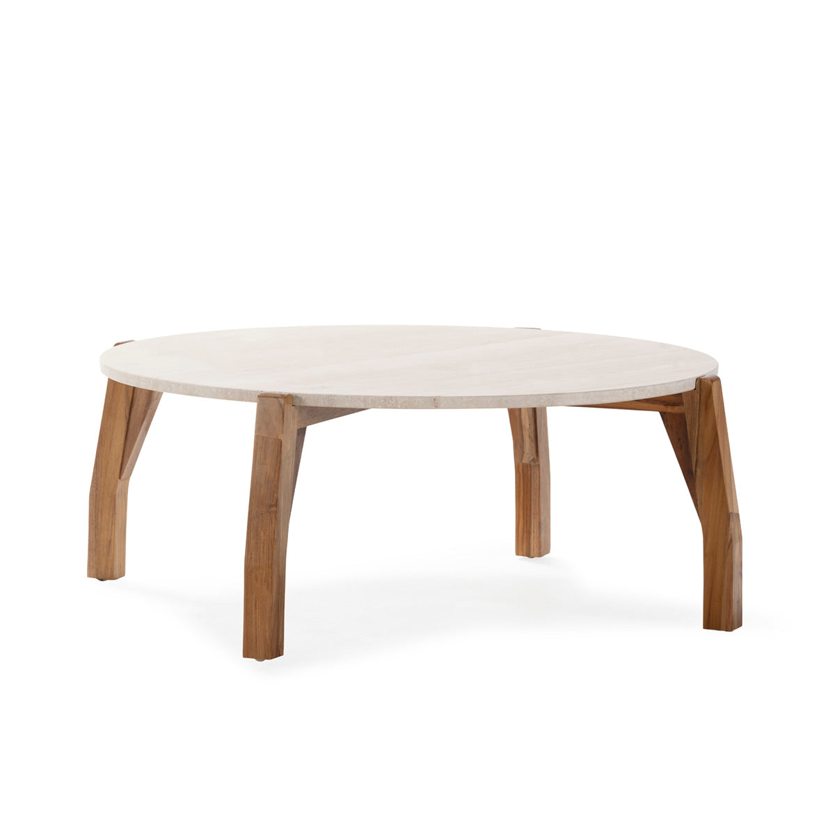 Mesa de centro de madera de teca Ovar