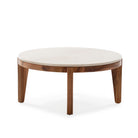 Mesa de centro de madera de teca Vinateros