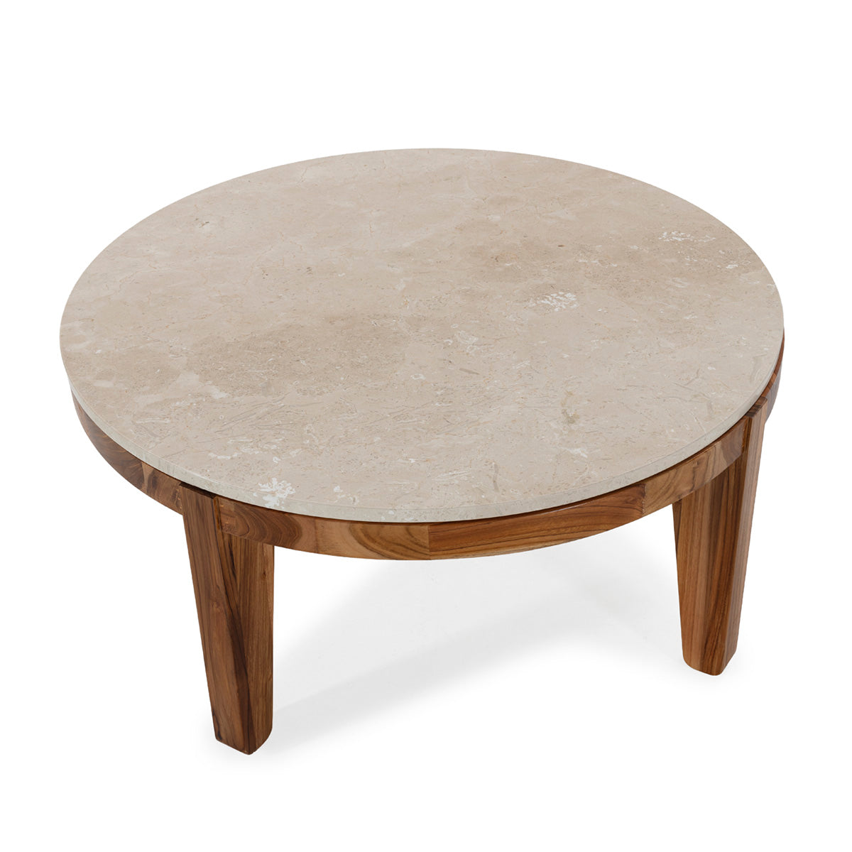Mesa de centro de madera de teca Vinateros