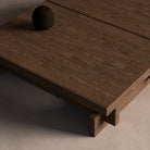 Mesa de centro de madera maciza Polignano 150 x 100 cm